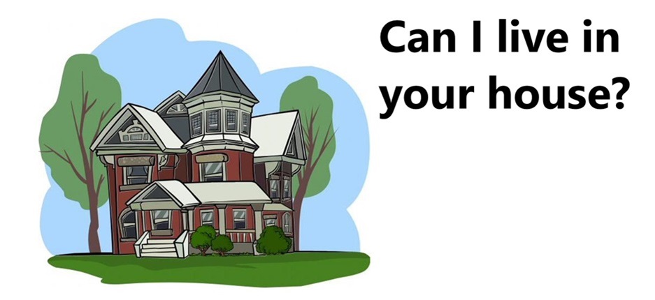big house with yard