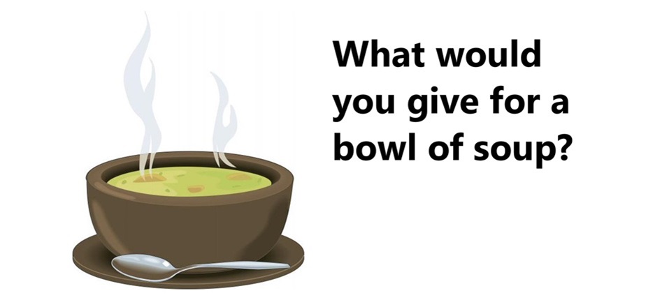 bowl of hot soup